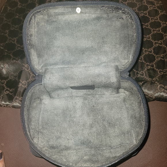 Gucci Horsebit Suede Animalier Vanity Train Case Shoulder Toiletry Mini Handbag - Picture 12 of 16